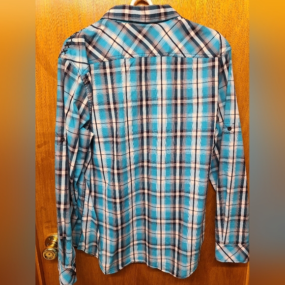 Mens Plaid Flannel Shirt - Picture 3 of 3